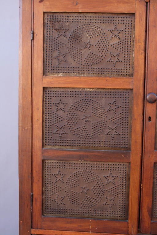 Turn of the Century Pine Pie Safe 1