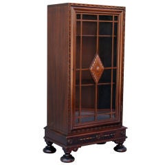 Antique 1920's Glass Front China Cabinet/Vitrine