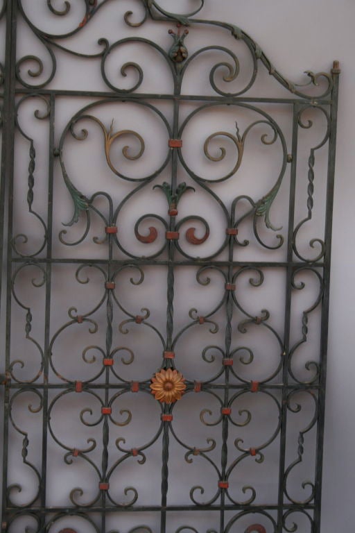 large wrought iron gates