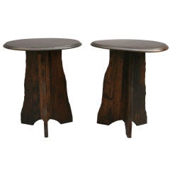 Pair of Rustic California Tables