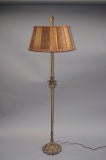 Sea Horse Base Floor Lamp with Two-Tone Mica Shade