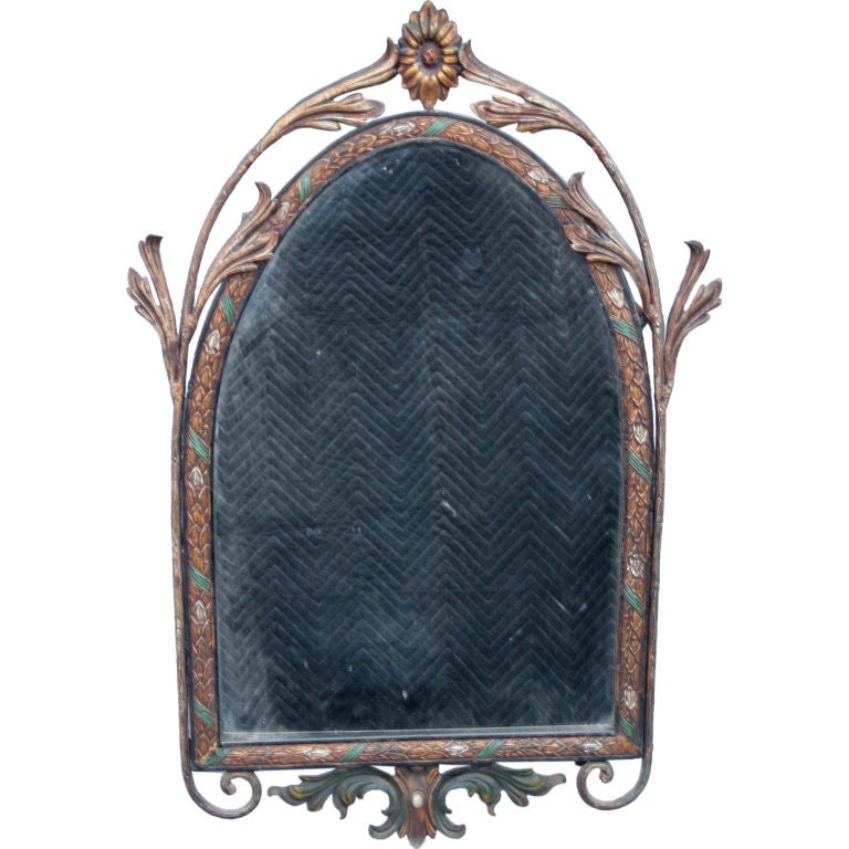 Classic Spanish Revival Arched Mirror