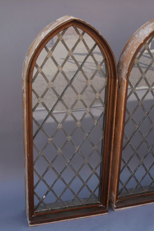 Elegant set of windows salvaged from Belair mansion built by Dean Martin.