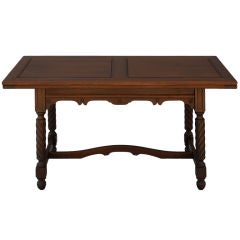 1920
s Expandable Walnut Table Antique 1920
s Expandable Walnut Table