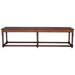 Long French Pine Console Table
