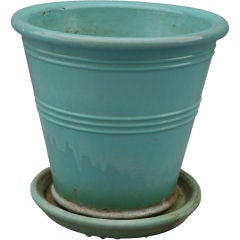 Antique Large Gladding McBean Flower Pot