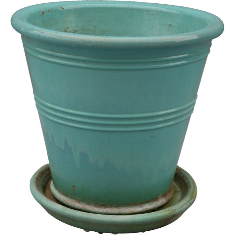 Large Gladding McBean Flower Pot