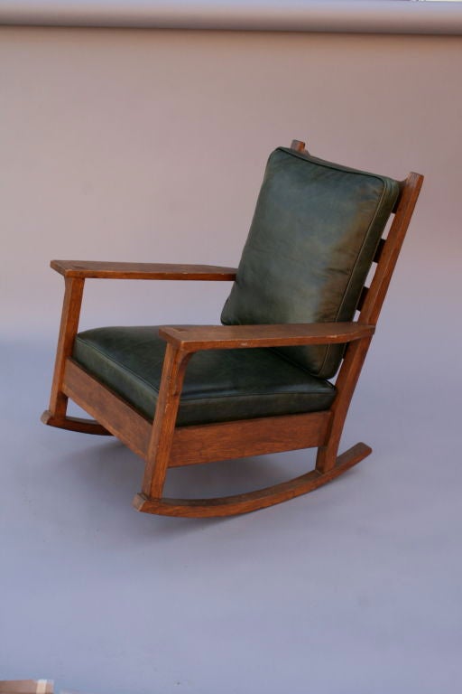 stickley rocking chair pasadena