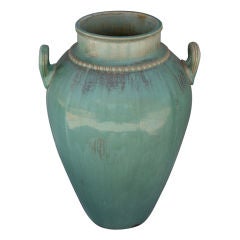Turquoise Gladding McBean 36" H Oil Jar