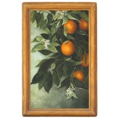 Oil Painting of Orange Tree