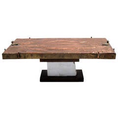 Copper and Brass Coffee Table