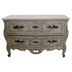 Louis XV Style Painted Commode / Chest