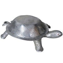 Arthur Cort Turtle Form Tureen with Spoon