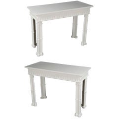 Pair of Regency Gothic Consoles