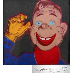 Andy Warhol-Howdy Doody (Myths)-Original Screenprint 38" x 38"