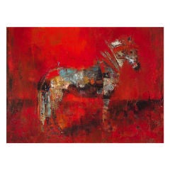 Fresian Fire - Hand Embellished Limited Edition Print on Canvas