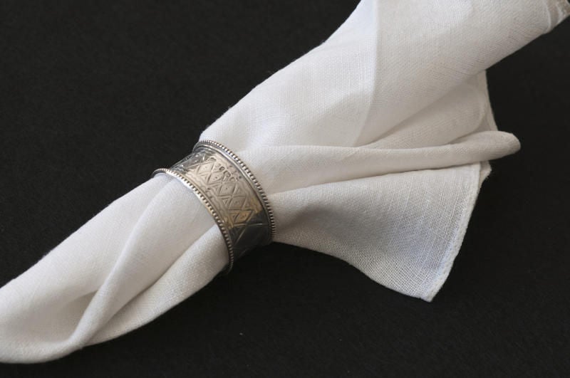 English A Selection of Six Silver Victorian Napkin Rings