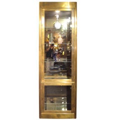 Brass Vitrine by Mastercraft