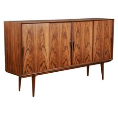 Danish Highly Figured Rosewood Credenza