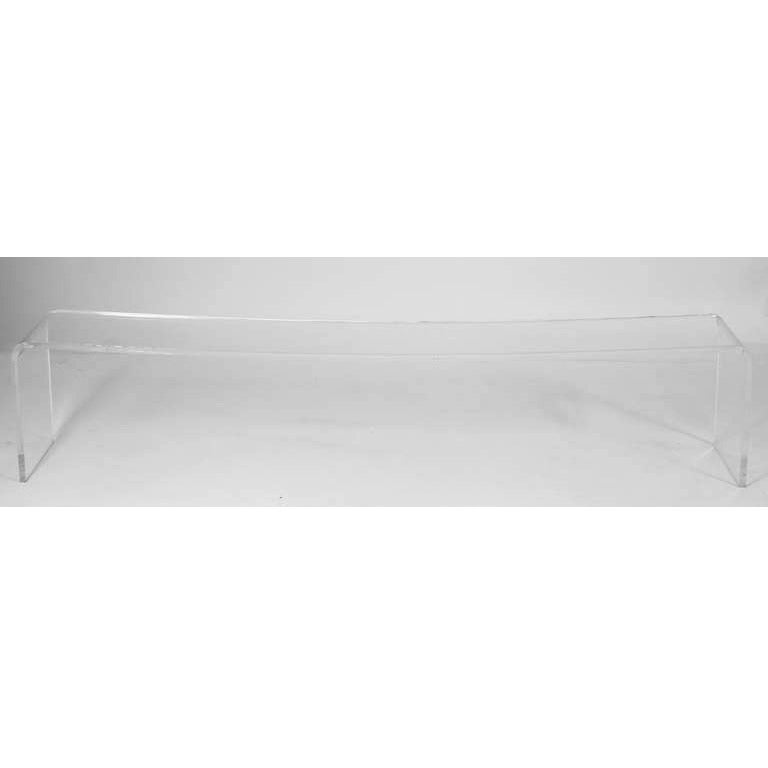 Clean Lined Lucite Coffee or Display Tables In Good Condition In Atlanta, GA