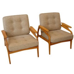 Vintage Pair of Italian armchairs