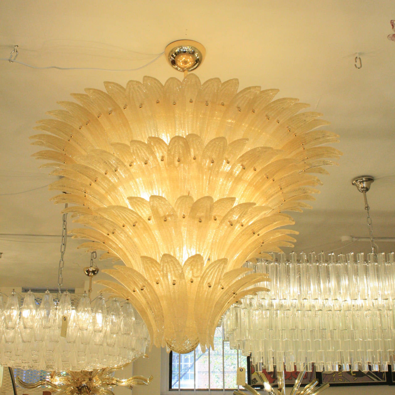 Palmette Ceiling Light