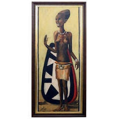 An African Princess Painting