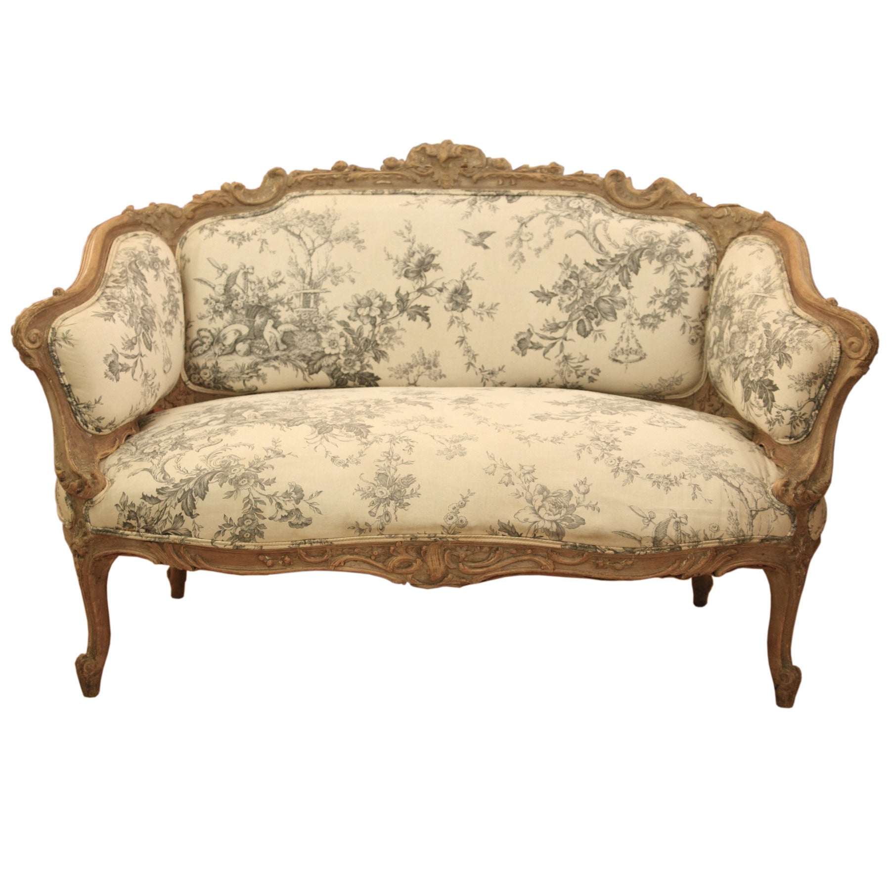 A 19th Century French Two Seater Sofa For Sale