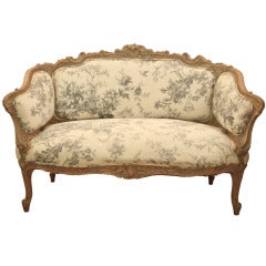 Antique A 19th Century French Two Seater Sofa