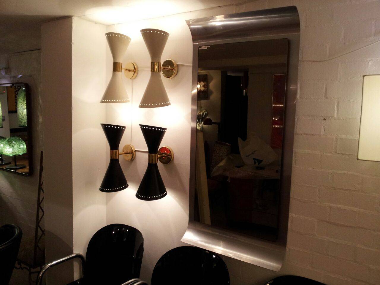20th Century Pair of Up and Down Lighter Sconces For Sale