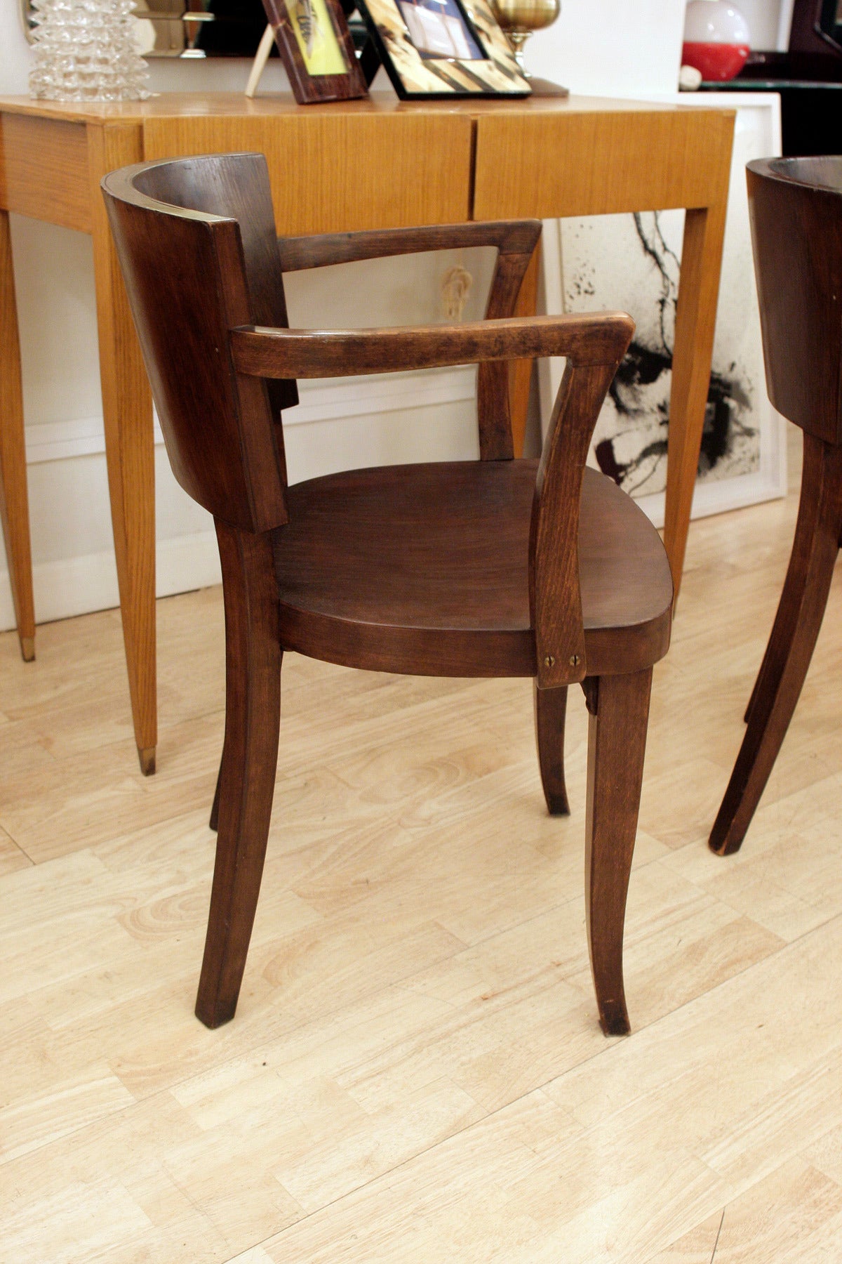 Rare Pair of Chairs by Thonet, circa 1930s In Good Condition For Sale In London, GB
