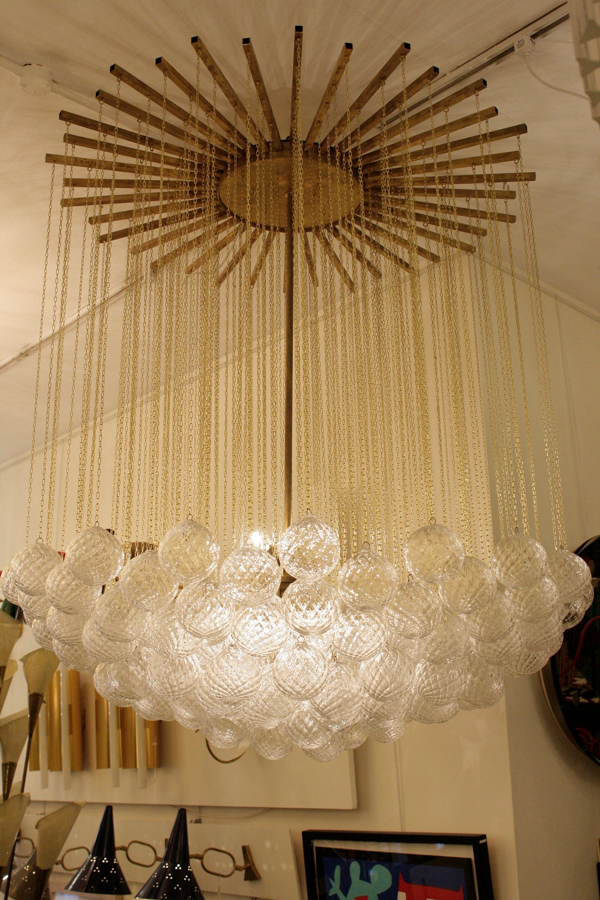 Italian An Outstanding Cloud Ceiling Light For Sale