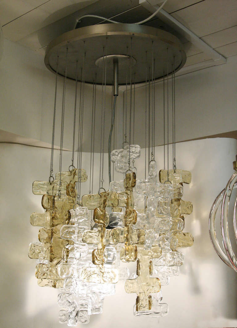 Italian Design Ceiling Light, 1950s