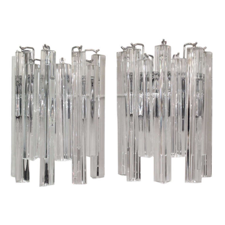 Pair of Venini Sconces