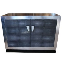 Outstanding  storage cabinet with Galuchat doors