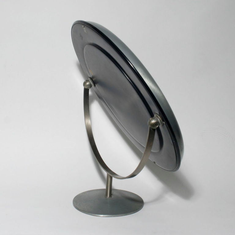 Mirror A modernist Italian table top mirror For Sale