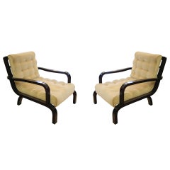 A Pair of Art Deco Italian Design Armchairs