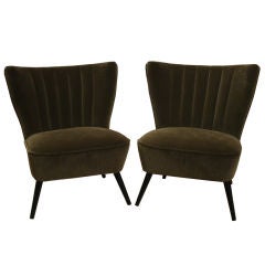 A pair of French 1940s chairs