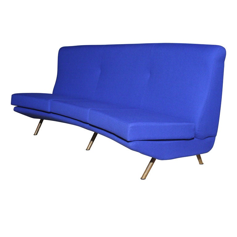 Rare Arflex sofa design by Marco Zanuso For Sale