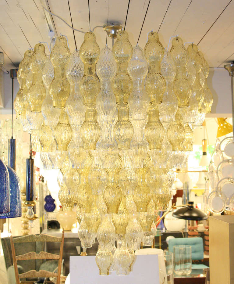 Outstanding Huge Murano Ceiling Light In Excellent Condition In London, GB