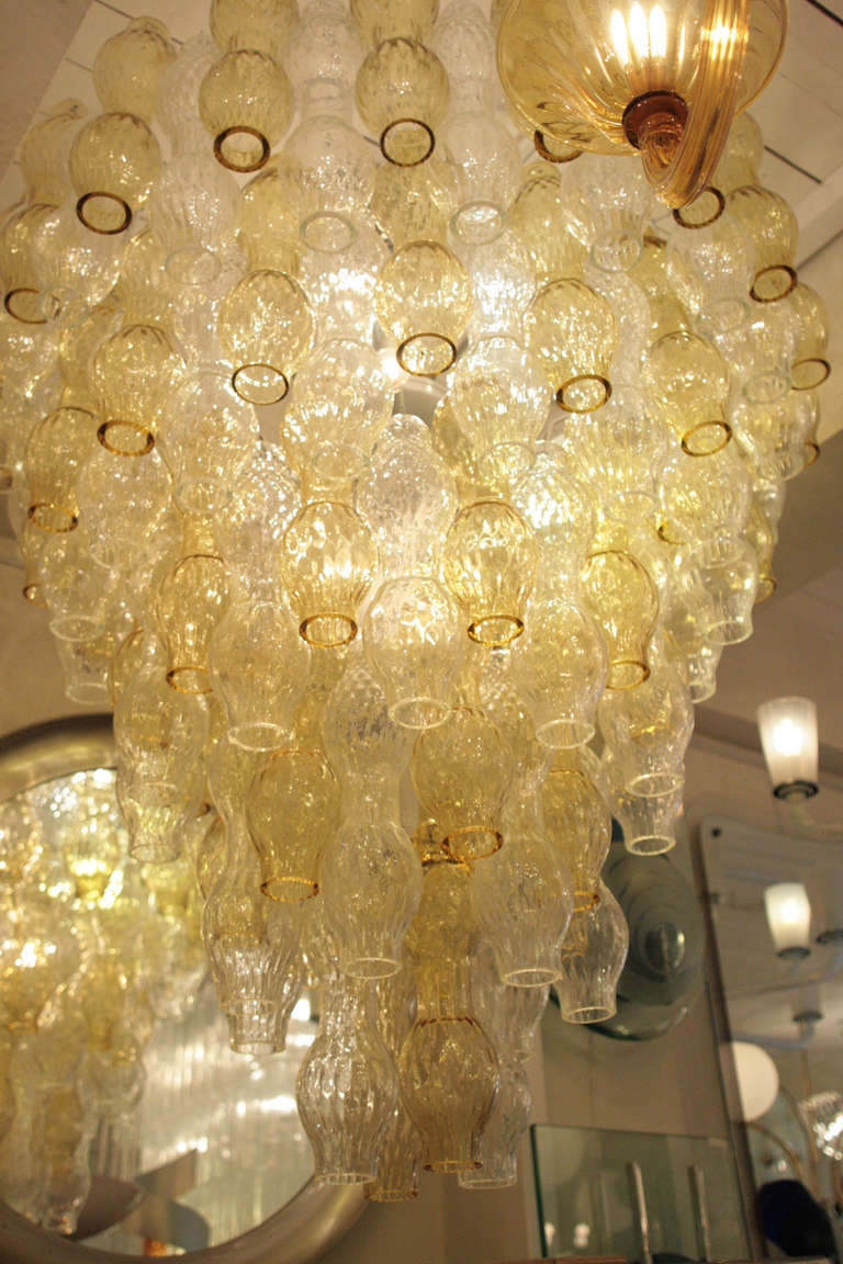 Italian Outstanding Huge Murano Ceiling Light