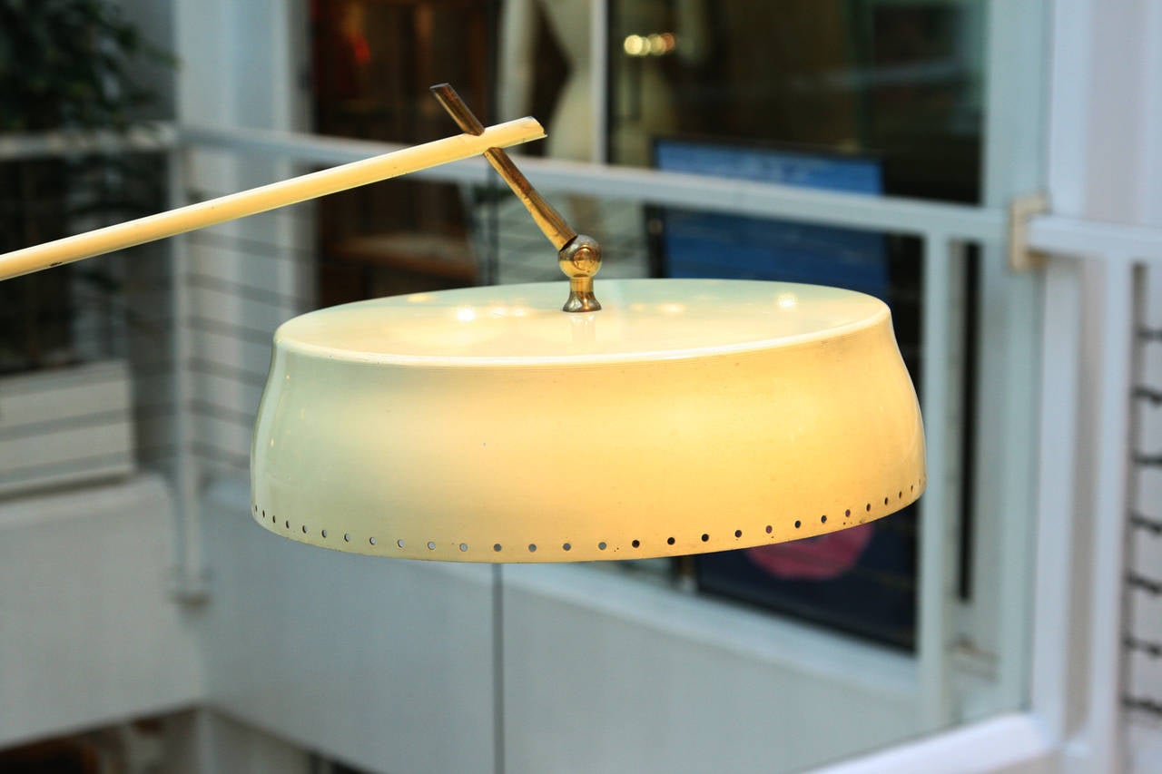 Italian Rare Floor Lamp by Angelo Lelli For Sale