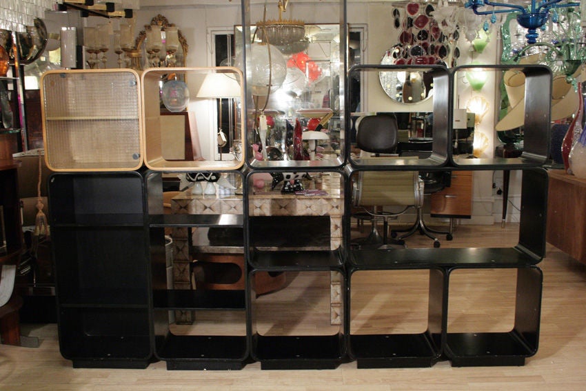 Modular storage units by Poltronova