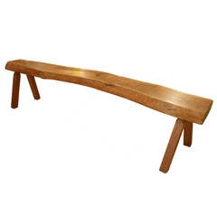 An Oak bench