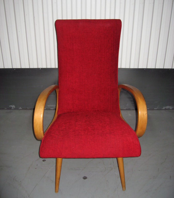 English A stunning pair of modern british design midcentury armchairs. For Sale