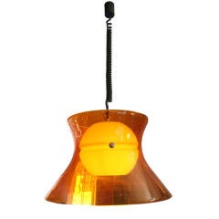 Retro 1960s Murano suspension light