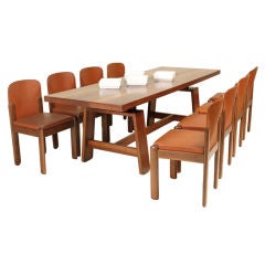 Bernini Design Dining Table and Eight Chairs