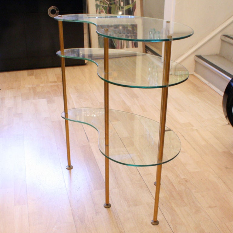 1960s Italian Kidney shaped etage