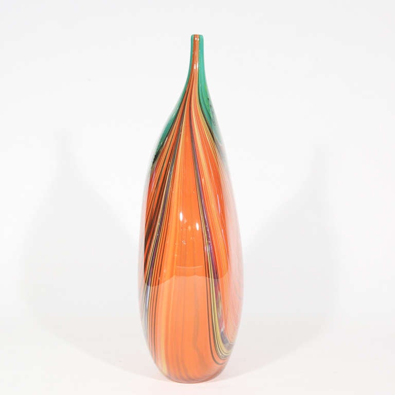 Italian Studio Glass Sculpture For Sale