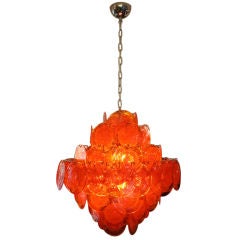 Vistosi Red Disc ceiling light